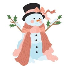 Frank Garcia by Spellbinders Dies - Sweet Snowman